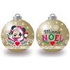 ARDITEX - WD14011, Confezione da 6 palline per albero di Natale, diametro 8 cm, design Disney-Minnie