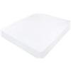 ELYSYSRL Mantovana Letto Matrimoniale Singolo Elasticità Vestiletto 120x200 160x190 Microfibra, Coprirette Elastica a 4 Lati, Facile da Rimuovere e Lavare(Bianco,160x200+38cm)
