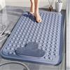 KQIEJUY Tappetino da Doccia Antiscivolo, Tappetino da Bagno con Ventose, Tappeto Antiscivolo da Doccia per Anziani, Tappetino per Piatto Doccia Rettangolare Antiscivolo, Tappeto Bagno 80 x 50 cm