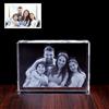 XFZDKJSD Foto in vetro con incisione 3D personalizzata, cubo di vetro personalizzato (3D orizzontale, 5 x 5 x 8 cm)