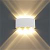 HAWEE 6W Moderno Lampada da Parete LED Applique da Parete Interno Esterno