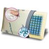 GEEMMA s.r.l. Cuscino memory foam REFRIGERANTE E LAVABILE, modello saponetta, alto 13 cm con tessuto rinfrescante COOLER gel