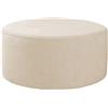 Odaima Fodera per Pouf Poggiapiedi Rotondo 60x60/50x50 /100x100/70x70 Elasticizzato Jacquard Copri Pouf Rotondo Copertura Dell'Ottomano con Fondo Elastico Copri Sgabello Protettore(#7,60x60cm/24x24in)