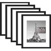 ONE SHOP di Bracalente Piero ONE SHOP Cornice Foto 11x14Cornice Nero 14x11 da Parete Porta Foto Verticale e Orizzontale 27,94x35,56 cm Cornice Decorativa per Foto Famiglia Ricordi Vacanze (1)