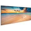 islandburner Quadri moderni Spiaggia tropicale con sabbia bianca e mare turchese chiaro. ins Maldive Stampa su tela - Quadro x poltrone salotto cucina mobili ufficio casa - fotografica formato XXL DVX