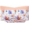 Novia Il Bottegone - Completo Lenzuola in Cotone per Letto Matrimoniale - Lenzuolo sopra + sotto con Angoli + 2 Federe (Fiori 05)