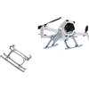 NbgrvB Stabile Treppiede Base per DJI Lito1 X1 Slitta per ponticello Protezione Leggero PC 14x8x2cm Grigio Set