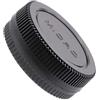 Generico Set tappo posteriore obiettivo e corpo, compatibile con Panasonic, GX GF | Per accessori fotocamera Lumix Micro Four Thirds M3/4, plastica, nero