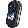 Gettimore Action Camera 4K, supporto magnetico per casco, in ABS, videoregistratore indossabile per ciclismo, mani libere, uso esterno (bianco set 2)