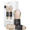 GESKE SmartAppGuided™ Cool & Warm Duo Eye Massager | 7 in 1 | Doppio massaggiatore salva-tempo | Occhi e viso | Raffredda e riscalda senza batteria | Rassoda, rilassa e sgonfia la pelle