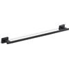 Gedy Portasalviette a muro 60 cm Gedy in acciaio nero opaco | Atena
