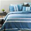 Caleffi Copripiumino Con Federe In Cotone Denim Matrimoniale New Generation Moderno Blu Caleffi