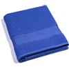 Caleffi Telo Bagno In Cotone Sirena '99 Standard Spugnissima Tinta Unita Blu Caleffi