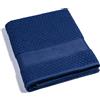 Caleffi Telo Bagno In Cotone Sirena '99 Standard Spugnissima Tinta Unita Blu Notte Caleffi