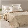 Caleffi Copriletto Trapuntato In Raso Jacquard Silver Matrimoniale Dreaming Non Specificato Oro Caleffi