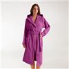 Caleffi Accappatoio Con Cappuccio In Cotone Gim M/L Spugnissima Tinta Unita Azalea Caleffi