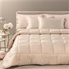 Caleffi Trapunta In Raso Jacquard Agatha Matrimoniale Dreaming Floreale Rosa Caleffi