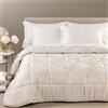 Caleffi Trapunta In Raso Jacquard Agatha Matrimoniale Dreaming Floreale Panna Caleffi