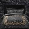 Caleffi Trapunta In Raso Di Cotone Leopard Chains Matrimoniale - 270X260 Premoli Di Bella Moderno Black Caleffi