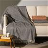 Caleffi Plaid In Cotone Chalet CM. 130X170 Caleffi Grigio Caleffi
