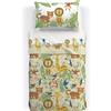 Caleffi Copriletto Trapuntato In Cotone Tropical Singolo Caleffi Kids Ragazzo Naturale Caleffi