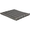 Caleffi Telo Arredo Copridivano In Plaid Grandecor In Tinto In Filo Regimental 170x240 Trussardi Geometrico Grigio Caleffi