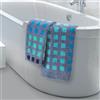Caleffi Telo Bagno In Acrilico Dralon Museum 70x140 Mirabello Moderno Blu Caleffi