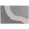Caleffi Tappeto D'arredo In Cotone Ankara 50x80 Carrara Moderno Grigio Caleffi