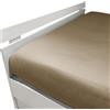 Caleffi Lenzuolo Inferiore In Raso Di Cotone Precious Sateen 175X205+30 Mirabello Brera Tinta Unita Cammello Caleffi