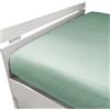 Caleffi Lenzuolo Inferiore In Raso Di Cotone Precious Sateen 175X205+30 Mirabello Brera Tinta Unita Acqua Caleffi