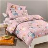 Caleffi Completo Copripiumino In Cotone Cuccioli Singolo Caleffi Kids Ragazzo Rosa Caleffi