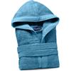 Caleffi Accappatoio Con Cappuccio In Cotone Soft M Spugnissima Tinta Unita Avio Caleffi