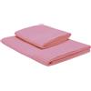 Caleffi Asciugamano Con Ospite In Nido D'ape Ape 40X60+60X100 Bellora Continuat. Tinta Unita Malva Caleffi