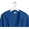 Caleffi Accappatoio Con Cappuccio In Cotone Polo M Spugnissima Tinta Unita Blu Caleffi