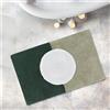 Caleffi Tappeto D'arredo In Raso Di Cotone Ottawa 70X110 Carrara Moderno Green Caleffi