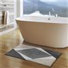 Caleffi Tappeto D'arredo In Cotone Calgary 70X110 Carrara Moderno Grigio Caleffi