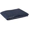Caleffi Telo Arredo Copridivano In Plaid Grandecor In Percalle Line 130x180 Carrara Moderno Blu Caleffi