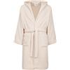 Caleffi Accappatoio Con Cappuccio In Acrilico Dralon Fiocco XXXL Bellora Continuat. Tinta Unita Rosa Caleffi
