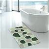 Caleffi Tappeto D'arredo In Acrilico Dralon Brighton 70X110 Carrara Moderno Verde Caleffi