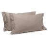 Caleffi Coppia Federe In Percalle Percalle Standard Dreaming Tinta Unita Corda Caleffi