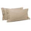 Caleffi Coppia Federe In Percalle Percalle Standard Dreaming Tinta Unita Naturale Caleffi