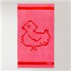 Caleffi Telo Mare 100X180 Pixel Toys 1 PINK/RED Cotone Caleffi
