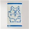 Caleffi Telo Mare 100X180 Pixel Toys 2 BLUE Cotone Caleffi