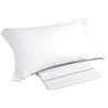 Caleffi Completo Lenzuola In Cotone Premium Cotone Piazza E Mezza Hotellerie Tinta Unita Bianco Caleffi