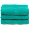 Caleffi Asciugamano In Cotone Minorca CM. 55X105 Spugnissima Tinta Unita Menta Caleffi