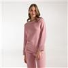 Caleffi Pigiama In Modal E Cotone Diana XL Caleffi Tinta Unita Rosa Caleffi