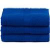 Caleffi Asciugamano In Cotone Minorca CM. 55X105 Spugnissima Tinta Unita Blu Caleffi