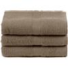 Caleffi Asciugamano In Cotone Minorca CM. 55X105 Spugnissima Tinta Unita Tortora Caleffi