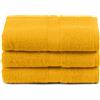 Caleffi Asciugamano In Cotone Minorca CM. 55X105 Spugnissima Tinta Unita Giallo Sole Caleffi