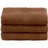 Caleffi Asciugamano In Cotone Minorca CM. 55X105 Spugnissima Tinta Unita Caffe Caleffi
